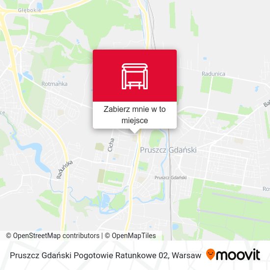 Mapa Pruszcz Gdański Pogotowie Ratunkowe 02