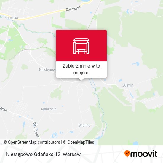 Mapa Niestępowo Gdańska 12