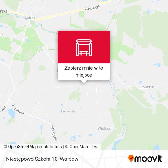 Mapa Niestępowo Szkoła 10