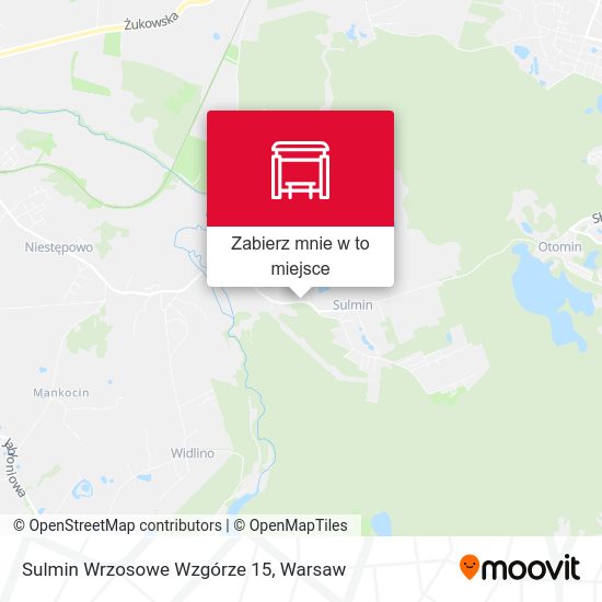 Mapa Sulmin Wrzosowe Wzgórze 15