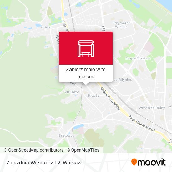 Mapa Zajezdnia Wrzeszcz T2