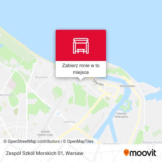 Mapa Zespół Szkół Morskich 01