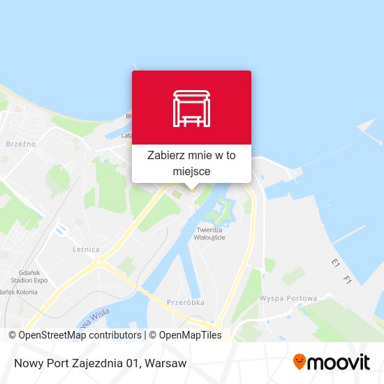 Mapa Nowy Port Zajezdnia 01