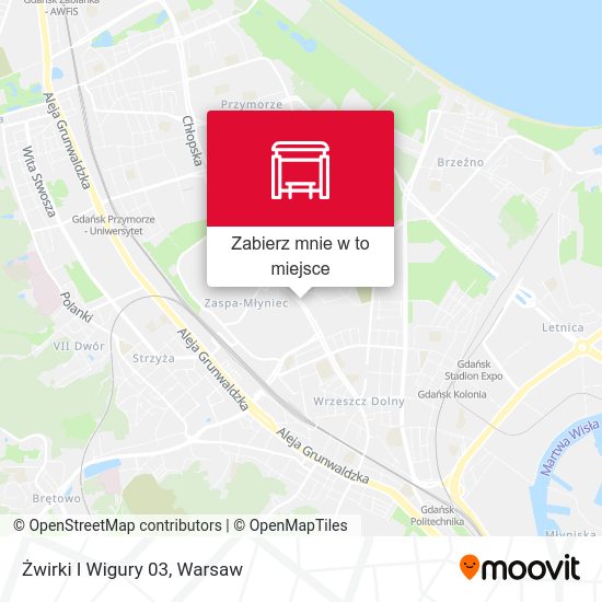 Mapa Żwirki I Wigury 03