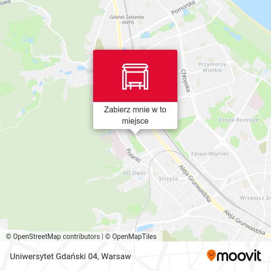 Mapa Uniwersytet Gdański 04