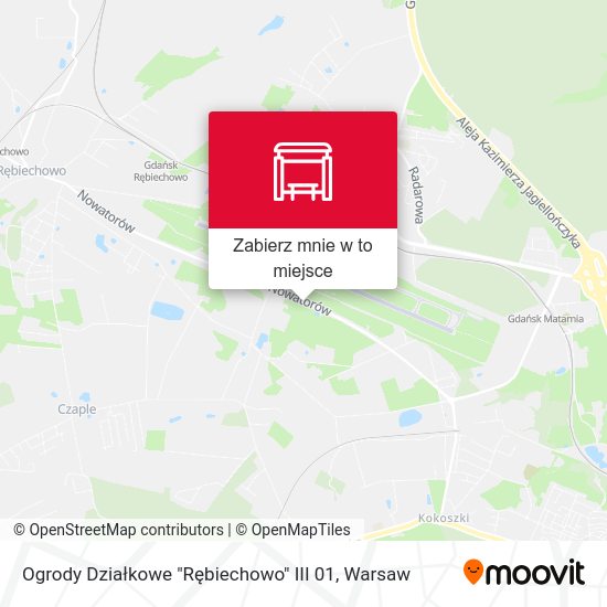 Mapa Ogrody Działkowe "Rębiechowo" III 01