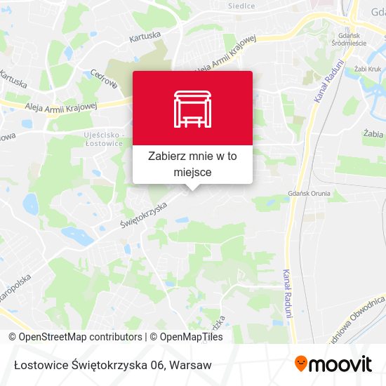 Mapa Łostowice Świętokrzyska 06