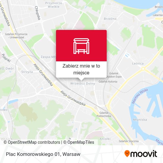 Mapa Plac Komorowskiego 01