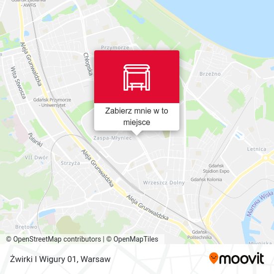 Mapa Żwirki I Wigury 01