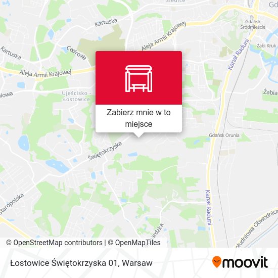 Mapa Łostowice Świętokrzyska 01