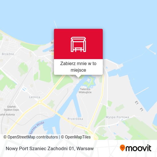 Mapa Nowy Port Szaniec Zachodni 01