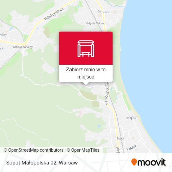 Mapa Sopot Małopolska 02