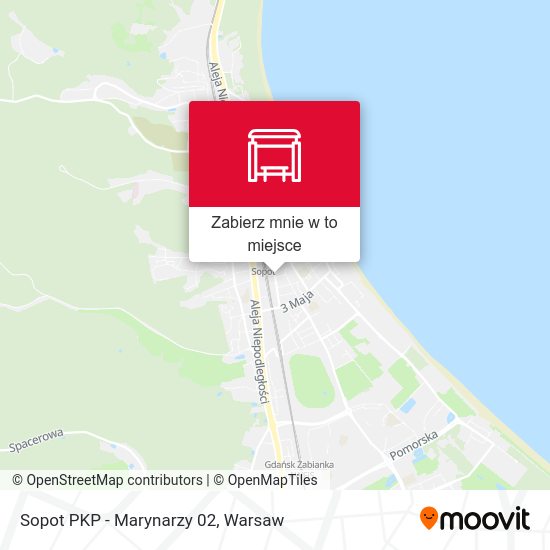 Mapa Sopot PKP - Marynarzy 02