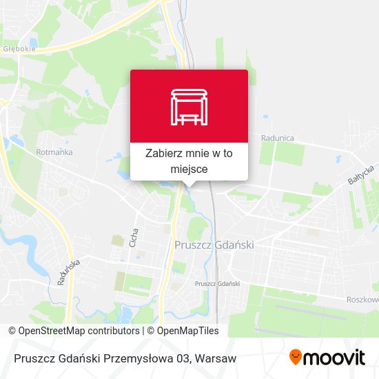 Mapa Pruszcz Gdański Przemysłowa 03