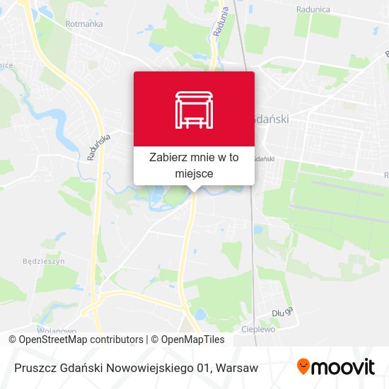 Mapa Pruszcz Gdański Nowowiejskiego 01