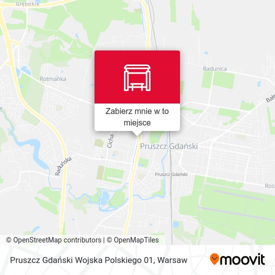 Mapa Pruszcz Gdański Wojska Polskiego 01