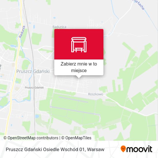 Mapa Pruszcz Gdański Osiedle Wschód 01