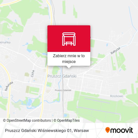 Mapa Pruszcz Gdański Wiśniewskiego 01