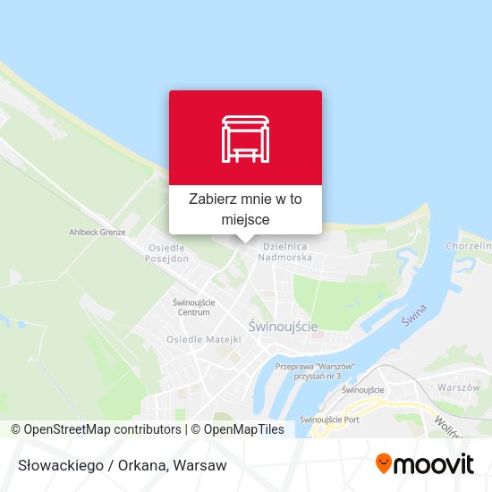 Mapa Słowackiego / Orkana