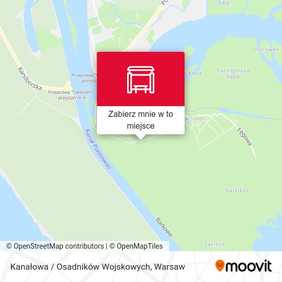 Mapa Kanałowa / Osadników Wojskowych