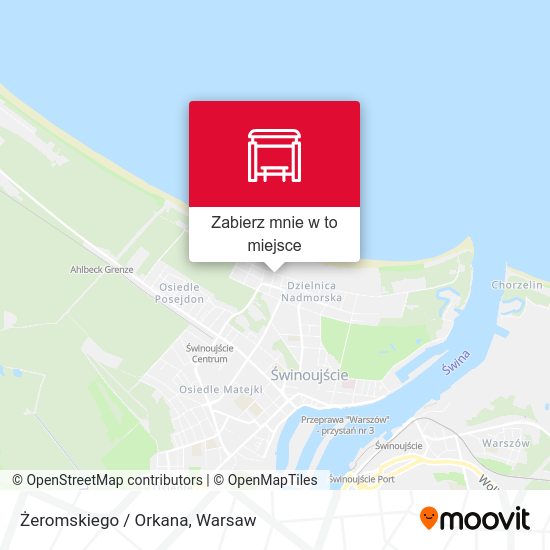 Mapa Żeromskiego / Orkana