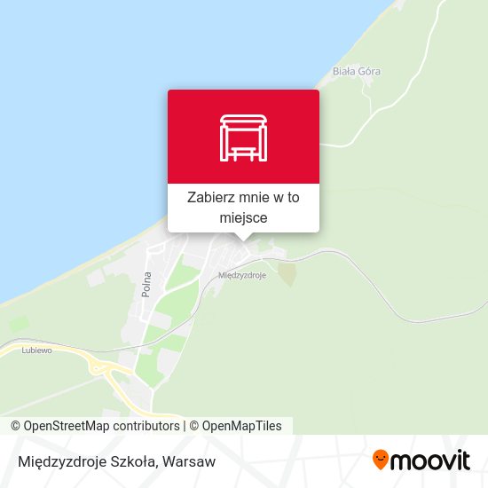 Mapa Międzyzdroje Szkoła