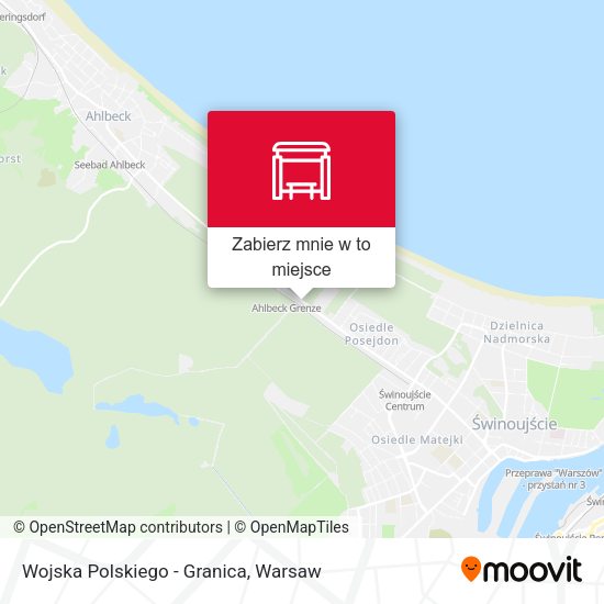 Mapa Wojska Polskiego / Granica