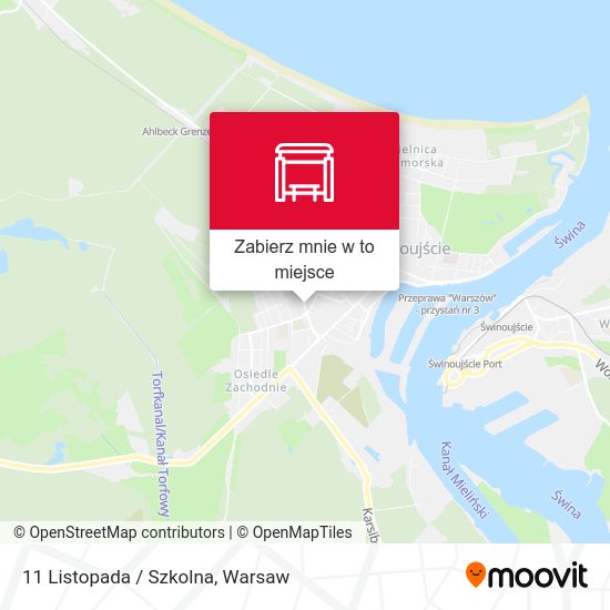 Mapa 11 Listopada / Szkolna