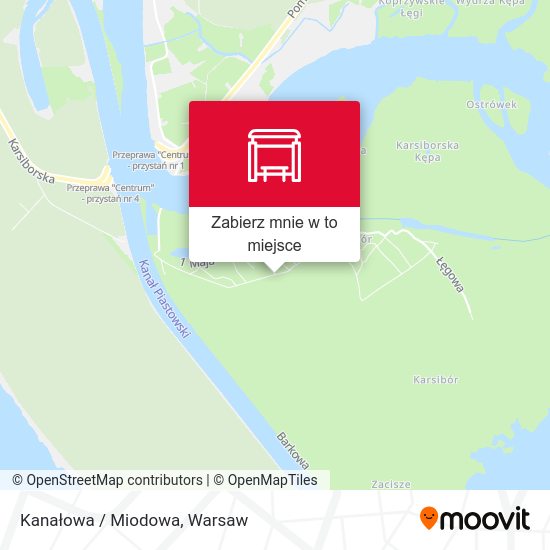 Mapa Kanałowa / Miodowa