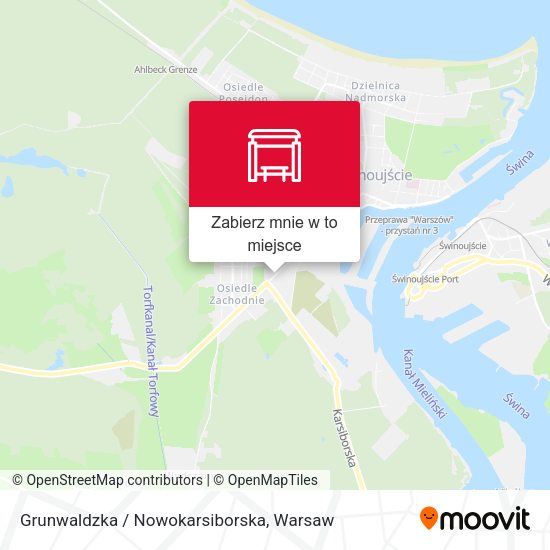 Mapa Grunwaldzka / Nowokarsiborska