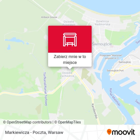 Mapa Markiewicza - Poczta