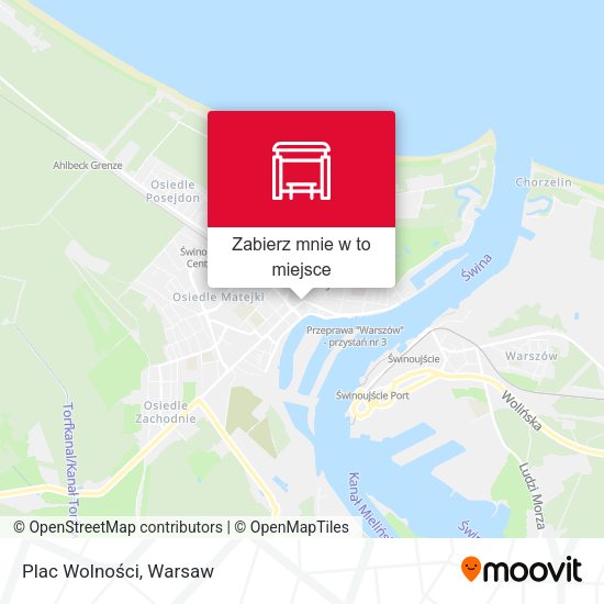 Mapa Plac Wolności