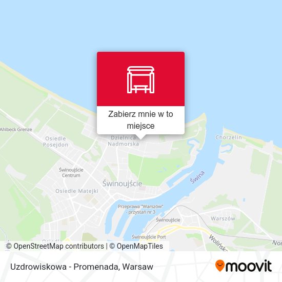 Mapa Uzdrowiskowa - Promenada