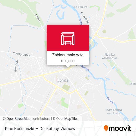 Mapa Plac Kościuszki — Delikatesy