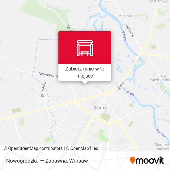 Mapa Nowogrodzka — Zabawna