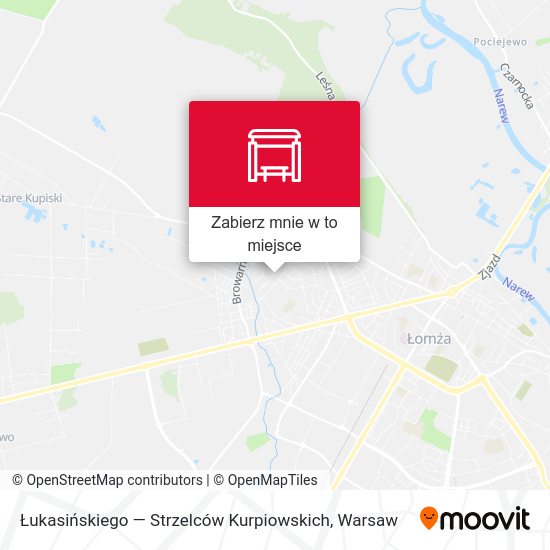 Mapa Łukasińskiego — Strzelców Kurpiowskich