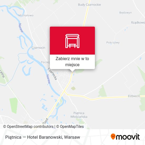 Mapa Piątnica — Hotel Baranowski