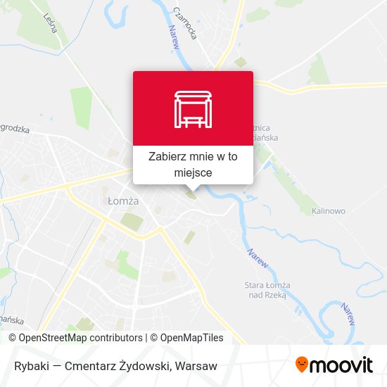 Mapa Rybaki — Cmentarz Żydowski