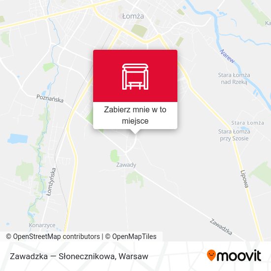 Mapa Zawadzka — Słonecznikowa