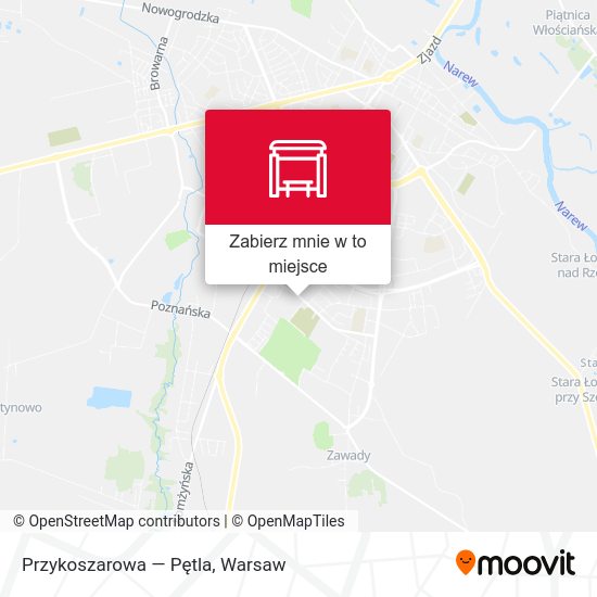 Mapa Przykoszarowa — Pętla