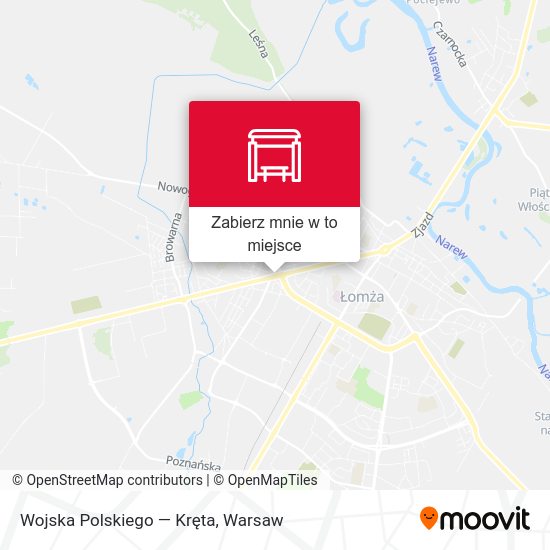 Mapa Wojska Polskiego — Kręta