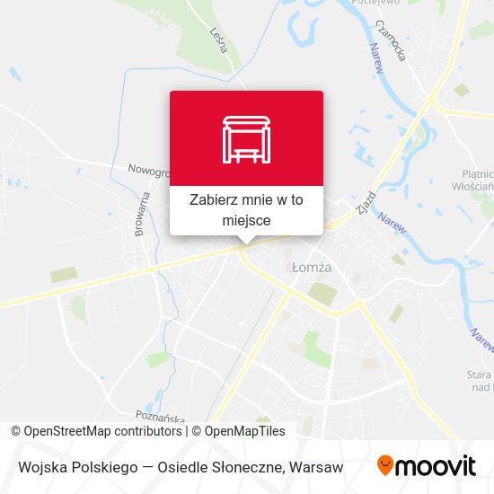 Mapa Wojska Polskiego — Osiedle Słoneczne