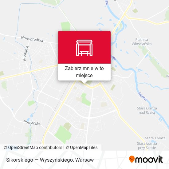 Mapa Sikorskiego — Wyszyńskiego