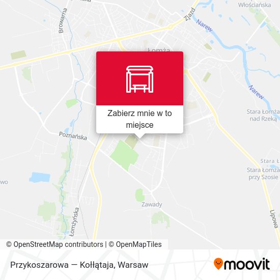 Mapa Przykoszarowa — Kołłątaja