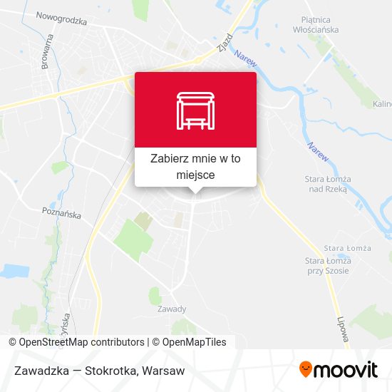 Mapa Zawadzka — Stokrotka