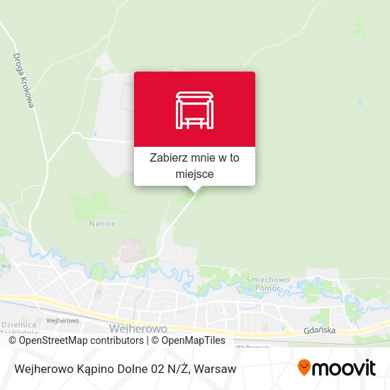 Mapa Wejherowo Kąpino Dolne 02 N/Ż