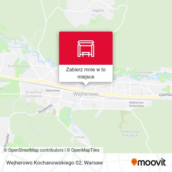 Mapa Wejherowo Kochanowskiego 02