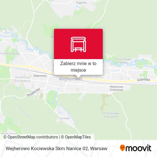 Mapa Wejherowo Kociewska Skm Nanice 02