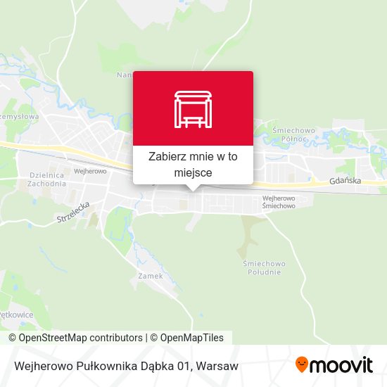 Mapa Wejherowo Pułkownika Dąbka 01