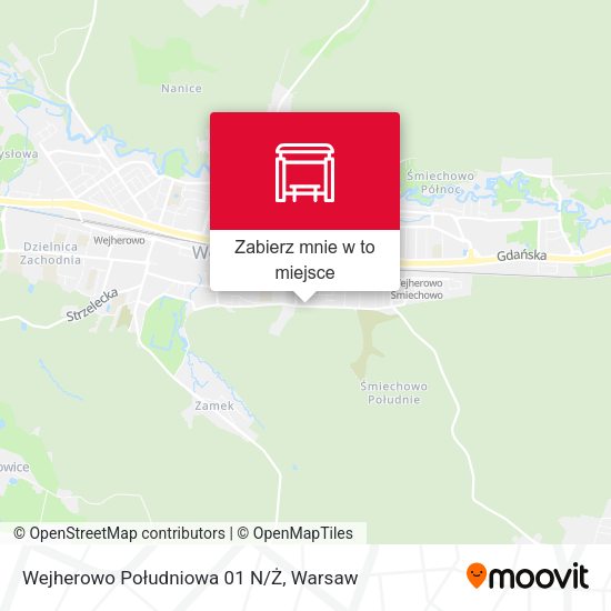 Mapa Wejherowo Południowa 01 N/Ż